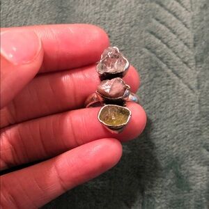 Silver and Stone Women's Ring